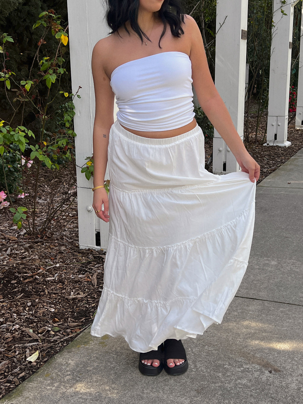 Easy Breezy Tiered Maxi Skirt