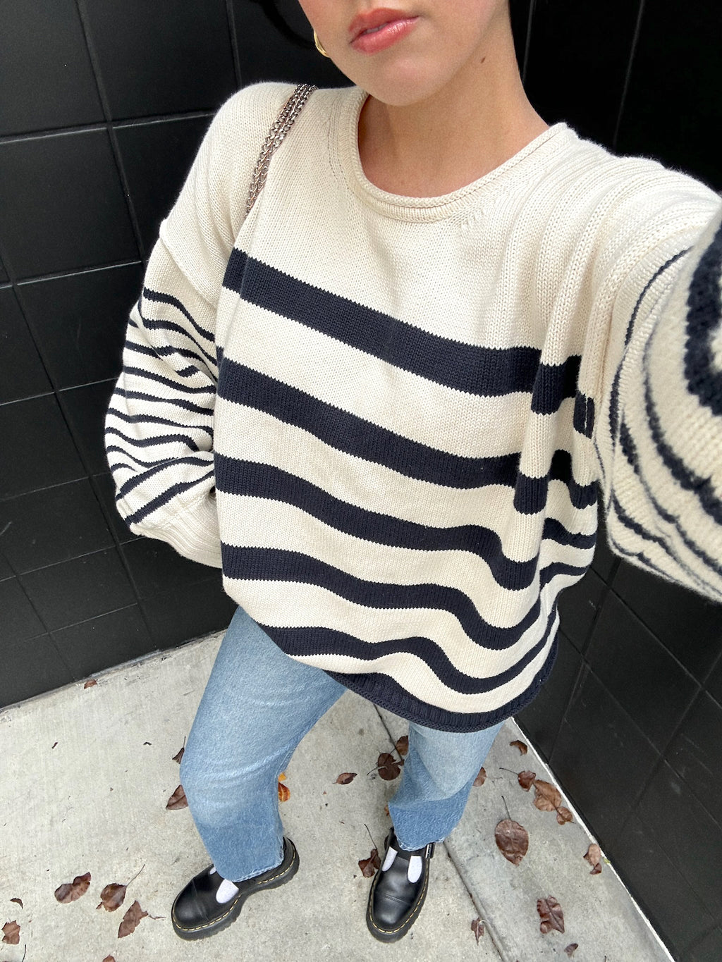 My Way Striped Sweater