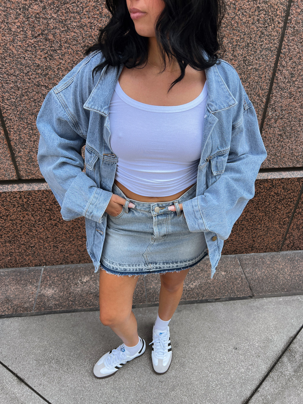 Weekend Moment Denim Skirt