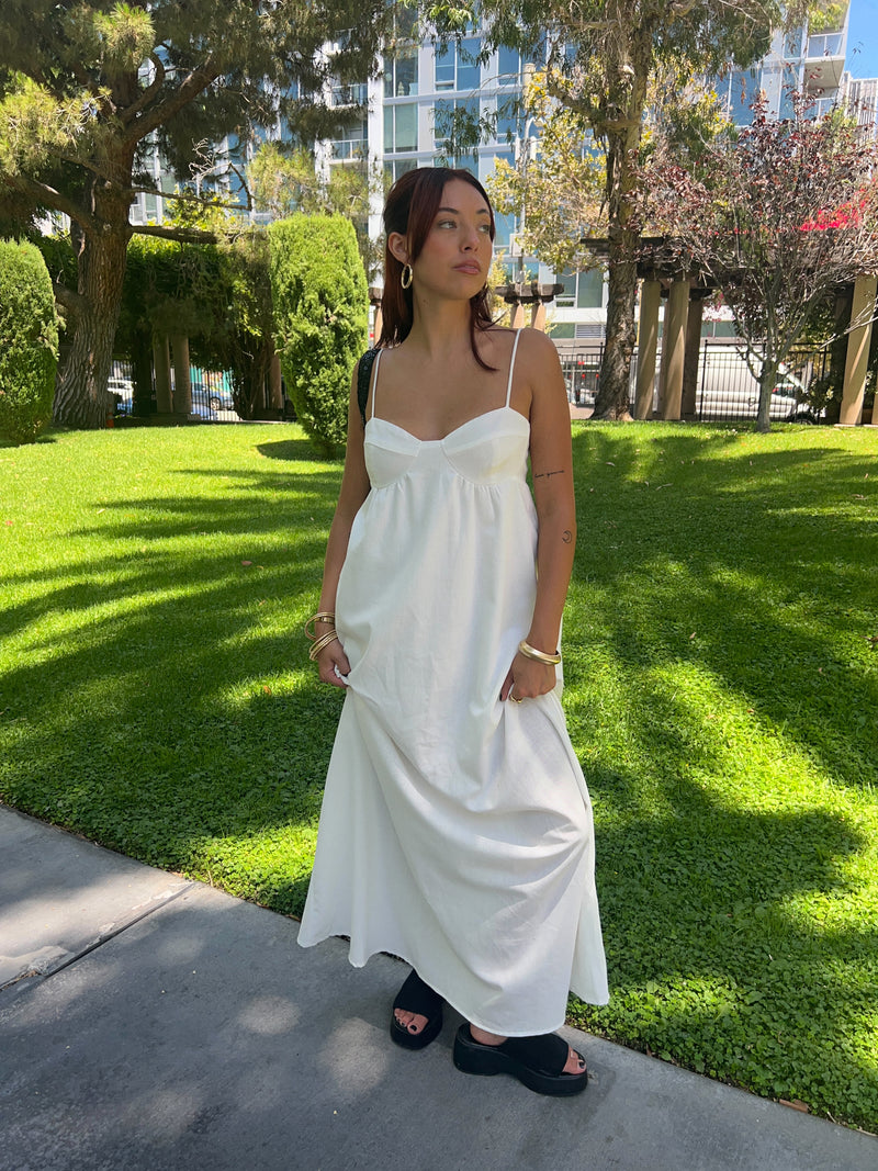 So Fresh Linen Maxi Dress