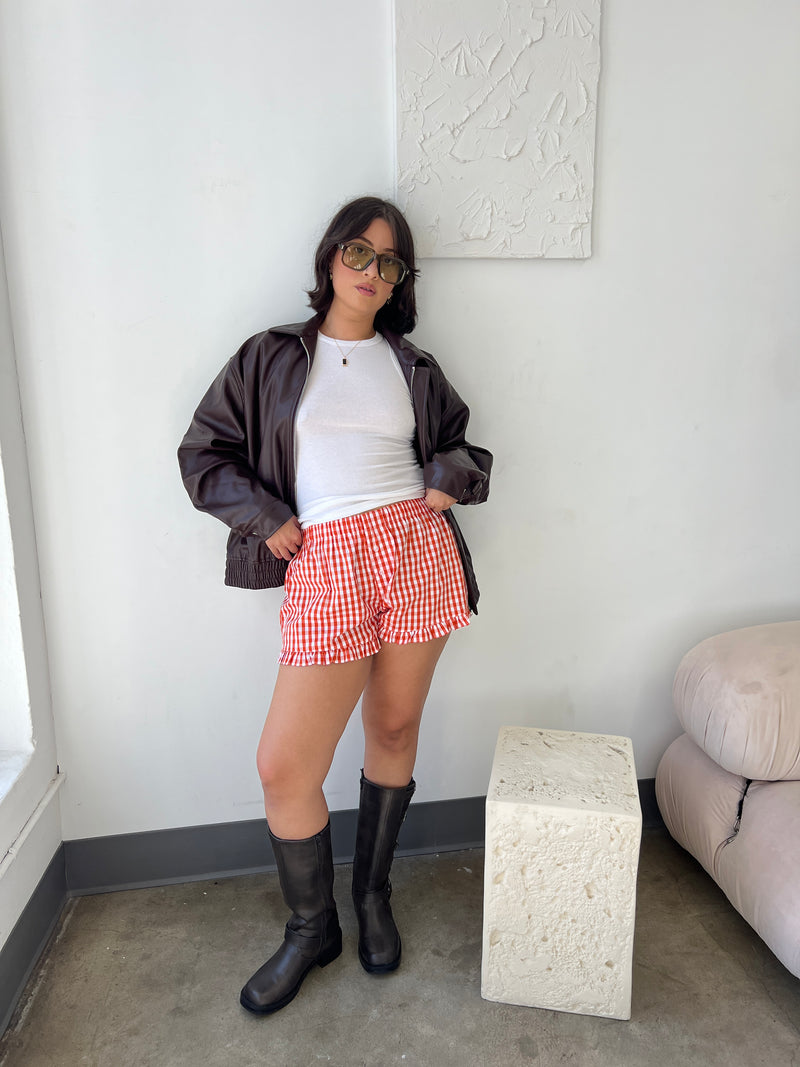Checked Out Shorts