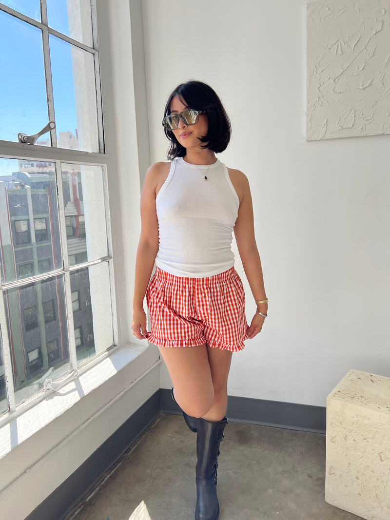 Checked Out Shorts